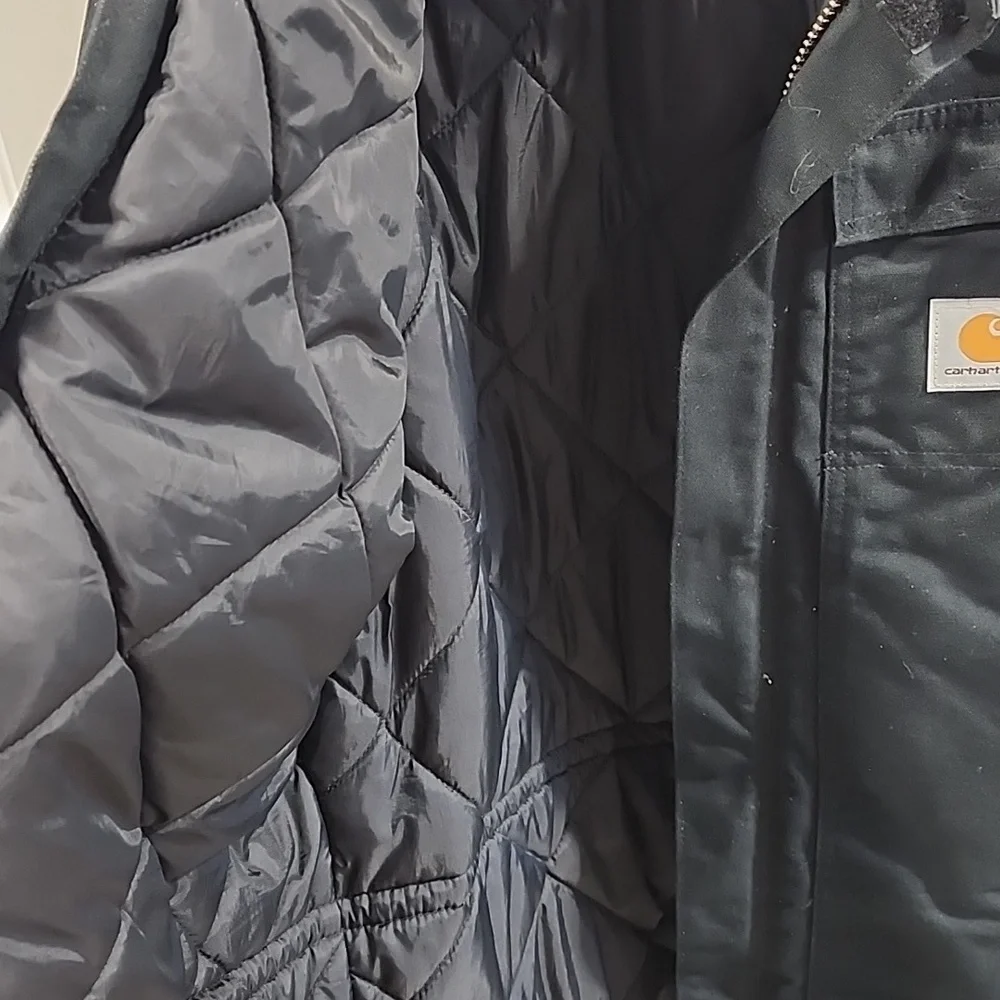 Carhartt Insulated Jacket - 42 Regular Black - Picture 6 of 9